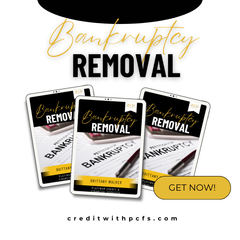BANKRUPTCY REMOVAL LETTER KIT