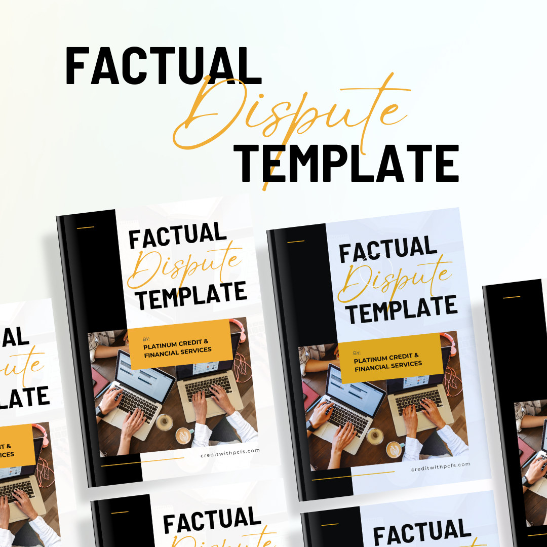 FACTUAL DISPUTE LETTER