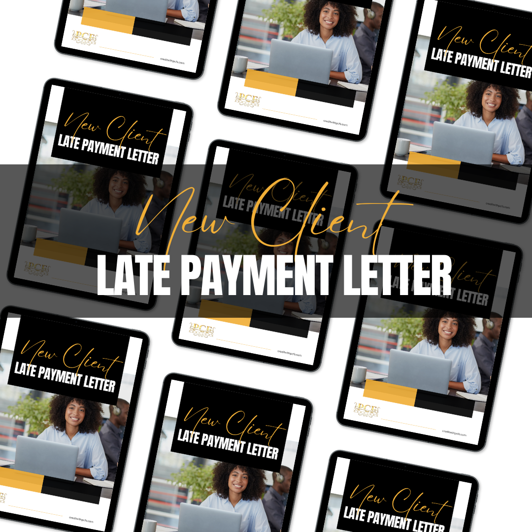 NEW CLIENT LATE PAYMENT LETTER
